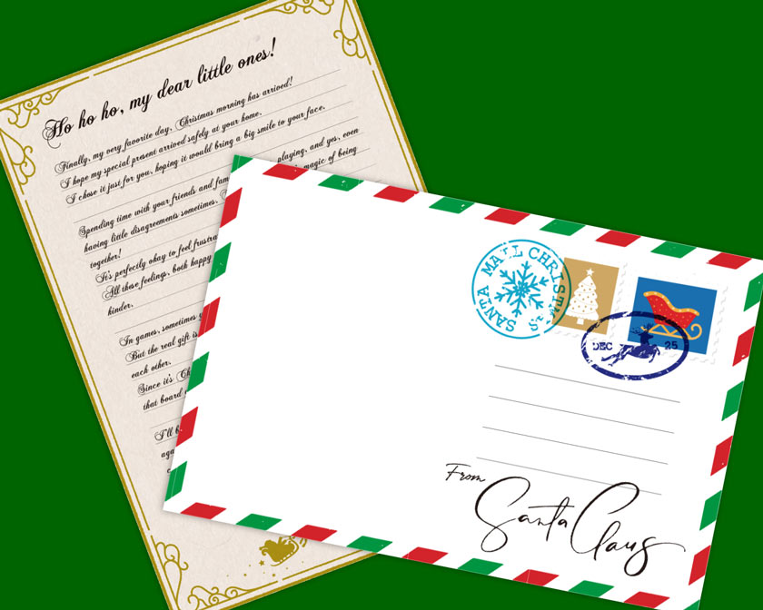 サンタクロースからの手紙