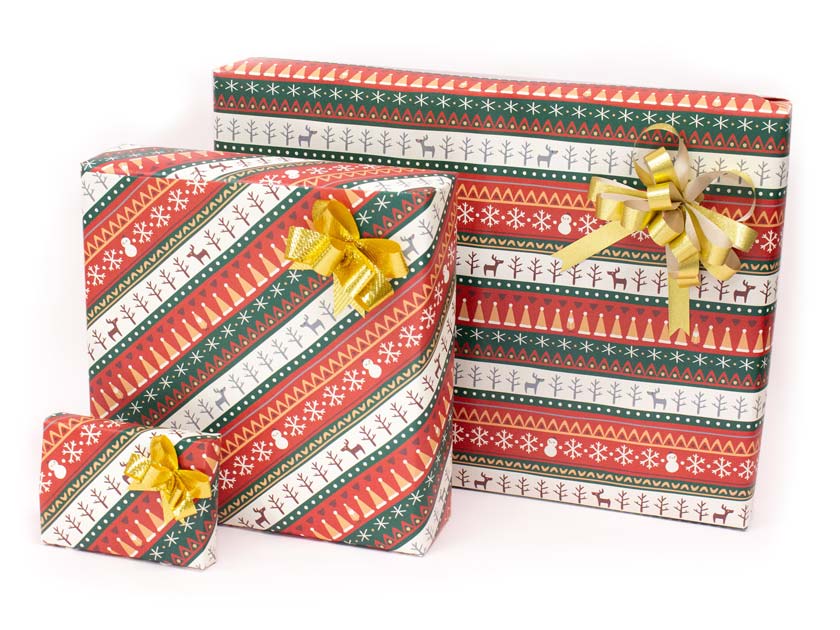 クリスマス包装リボン付き