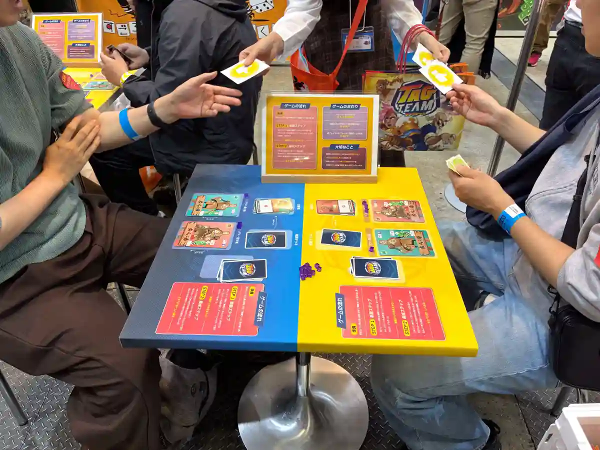 試遊卓の様子