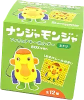 パッケージ:ナンジャモンジャ カプセルフィギュアキーホルダー: ミドリ (バラ売り)